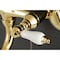 Kingston Brass KS515PB Two-Handle Wall Mount Bathroom Faucet, Polished Brass KS515PB - alternate 3